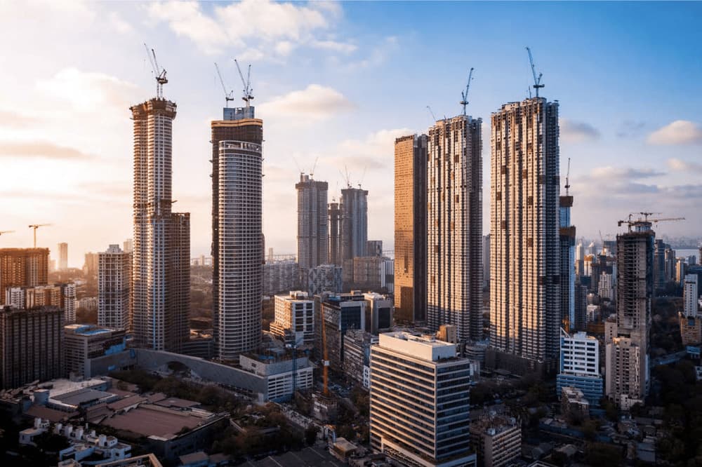 High-rise buildings in Mumbai